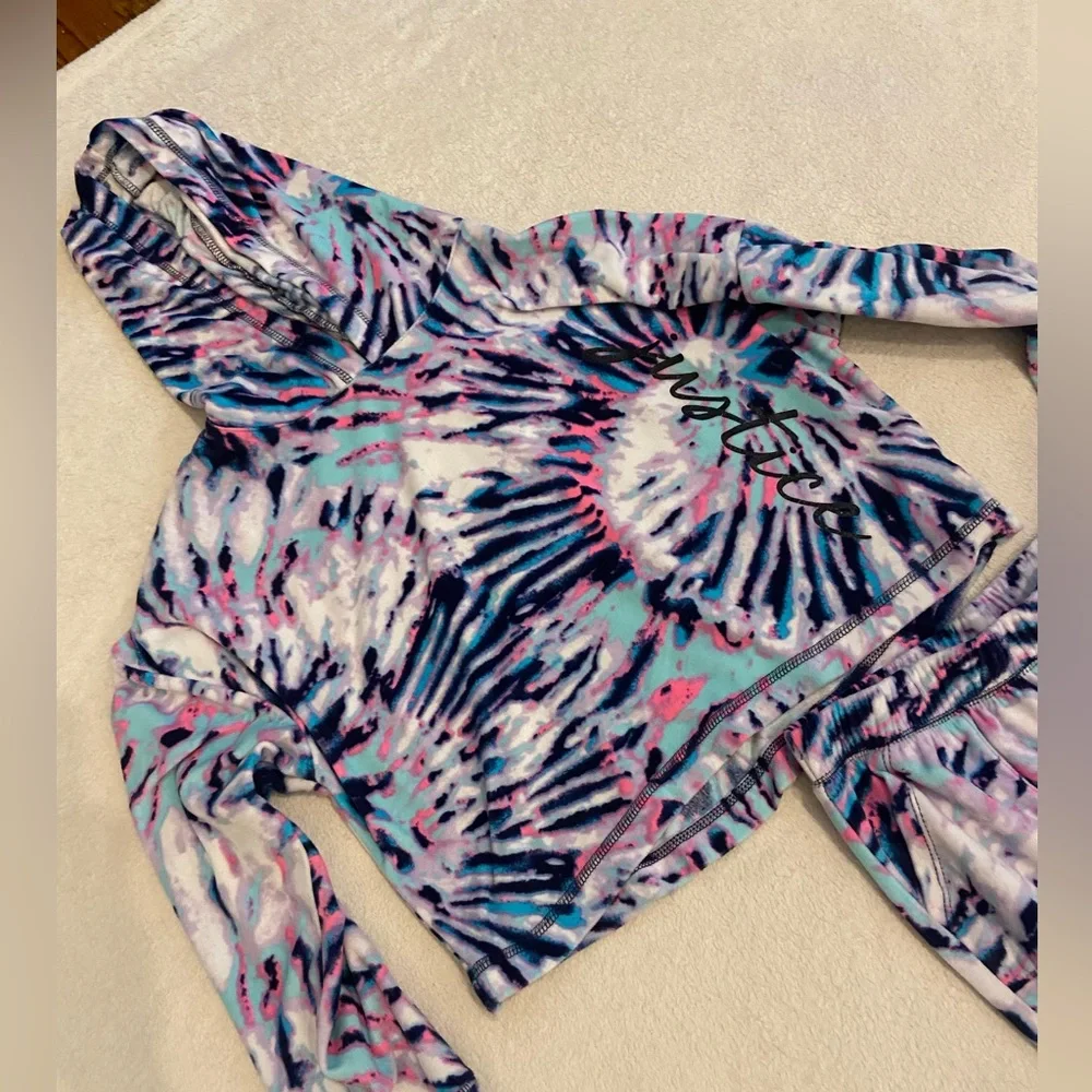 Justice fleece lounge set, girls S (7/8)